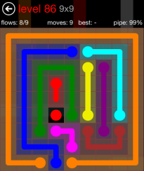 Flow Free 9x9 Level 86
