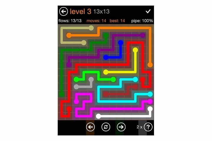 Flow Free Jumbo Pack Walkthrough, Cheats, & Solutions image 96