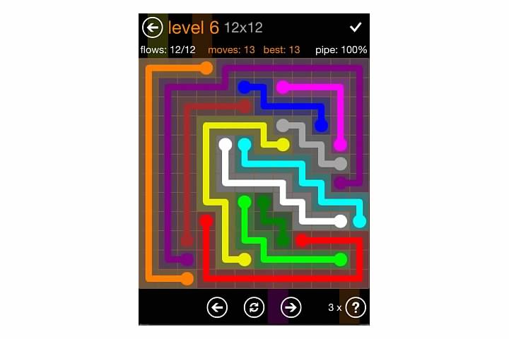 Flow Free Jumbo Pack Walkthrough, Cheats, & Solutions image 107