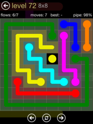 Flow Free 8x8 Mania Board Walkthrough, Cheats & Solutions image 120