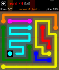 Flow Free 9x9 Level 79