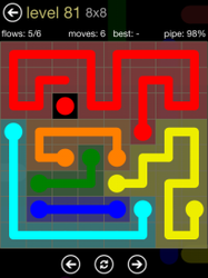 Flow Free 8x8 Mania Board Walkthrough, Cheats & Solutions image 130