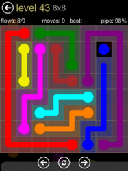 Flow Free 8x8 Mania Board Walkthrough, Cheats & Solutions image 88