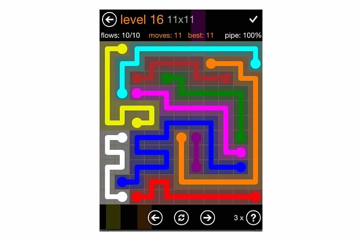 Flow Free Jumbo Pack Walkthrough, Cheats, & Solutions image 30
