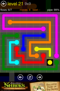 Flow Free 9x9 Level 21