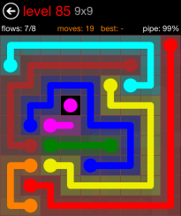 Flow Free 9x9 Level 85