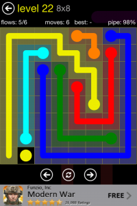 Flow Free 8x8 Level 22