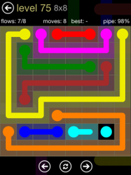 Flow Free 8x8 Mania Board Walkthrough, Cheats & Solutions image 123