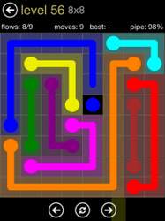 Flow Free 8x8 Mania Board Walkthrough, Cheats & Solutions image 102