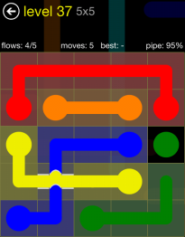 Flow Free Bridges 5x5 37