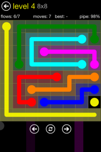 Flow Free 8x8 Level 4