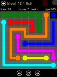 Flow Free 8x8 Mania Board Walkthrough, Cheats & Solutions image 7