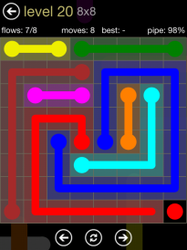 Flow Free 8x8 Mania Board Walkthrough, Cheats & Solutions image 63