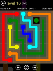 Flow Free 8x8 Mania Board Walkthrough, Cheats & Solutions image 58