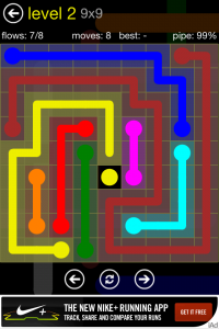 Flow Free 9x9 Level 2