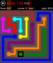 Flow Free 9x9 Level 139
