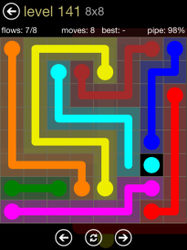 Flow Free 8x8 Mania Board Walkthrough, Cheats & Solutions image 47