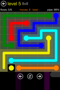 Flow Free 8x8 Level 5