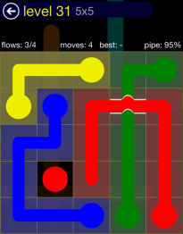 Flow Free Bridges 5x5 31