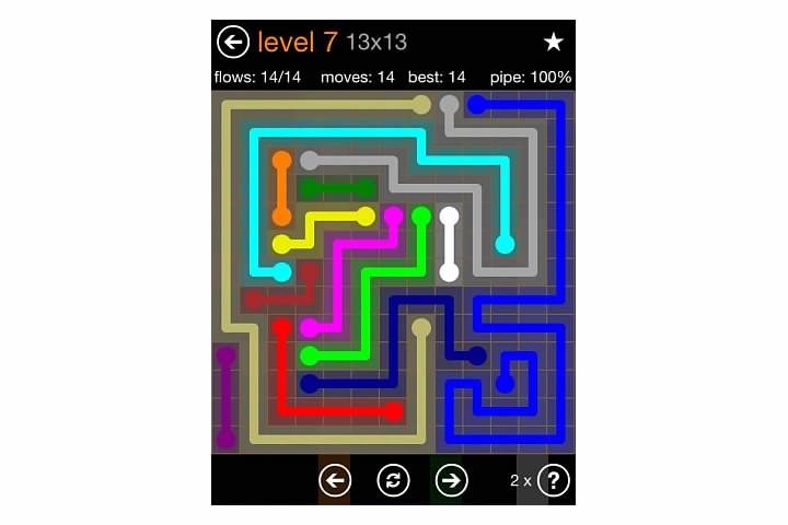 Flow Free Jumbo Pack Walkthrough, Cheats, & Solutions image 112