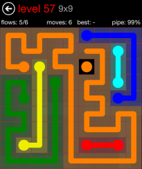 Flow Free 9x9 Level 57