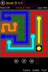 Flow Free 8x8 Level 9