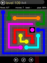 Flow Free 8x8 Mania Board Walkthrough, Cheats & Solutions image 12