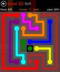 Flow Free 9x9 Level 83