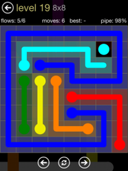 Flow Free 8x8 Mania Board Walkthrough, Cheats & Solutions image 61