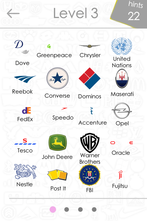 Logos Quiz Answers Level 3