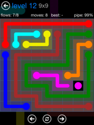 Flow Free 9x9 Level 12