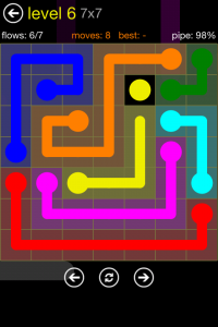Flow Free 7x7 Level 6