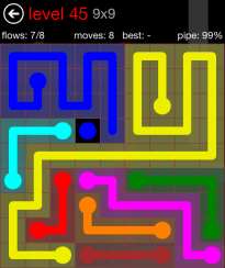 Flow Free 9x9 Level 45
