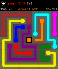 Flow Free 9x9 Level 122