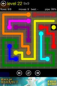 Flow Free 9x9 Level 22