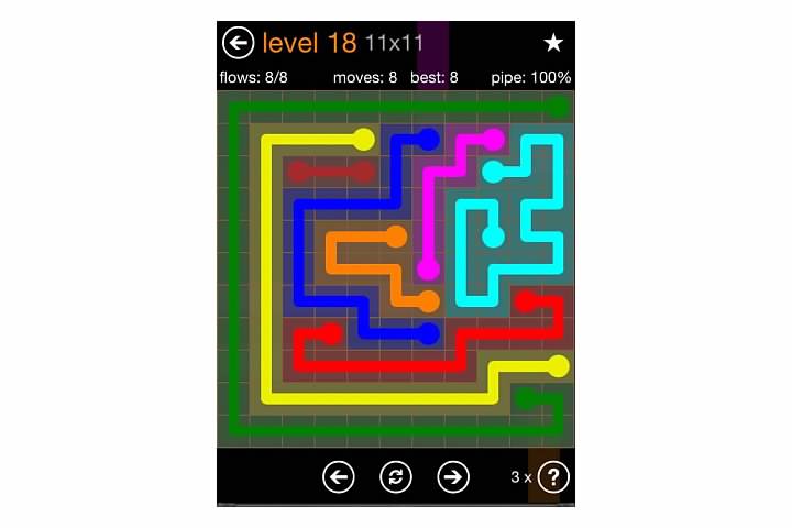 Flow Free Jumbo Pack Walkthrough, Cheats, & Solutions image 38
