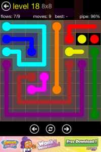 Flow Free 8x8 Level 18
