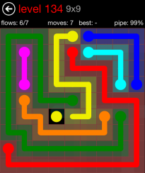 Flow Free 9x9 Level 134