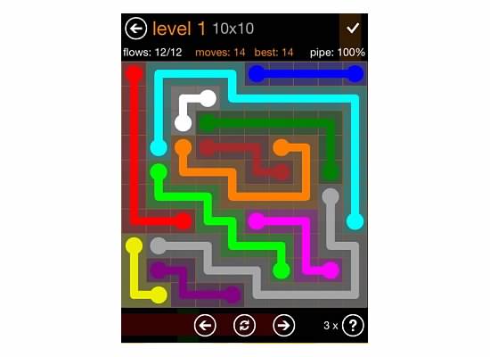 Flow Free Jumbo Pack Walkthrough, Cheats, & Solutions image 122
