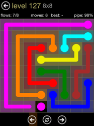 Flow Free 8x8 Mania Board Walkthrough, Cheats & Solutions image 31