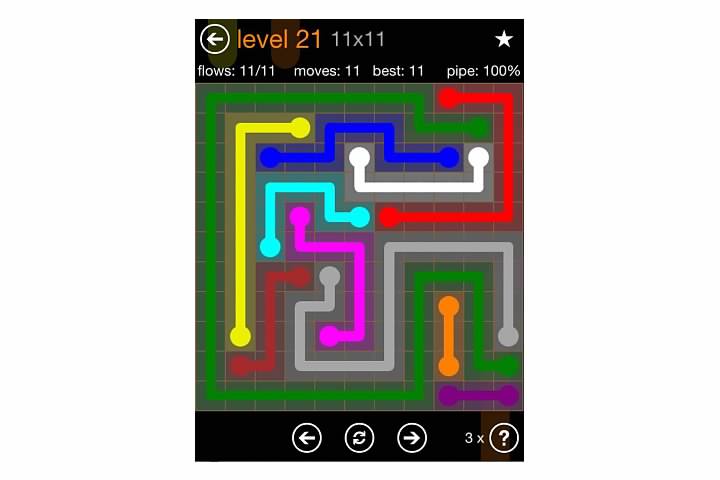 Flow Free Jumbo Pack 11x11 21