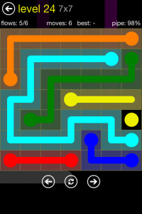 Flow Free 7x7 Level 24
