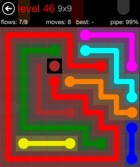 Flow Free 9x9 Level 46