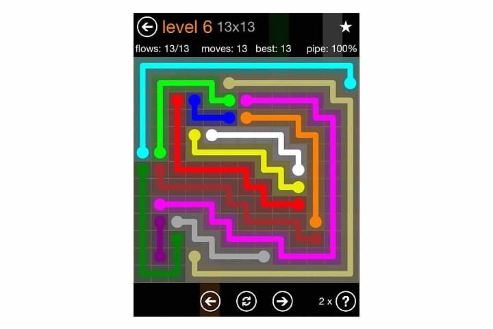 Flow Free Jumbo Pack Walkthrough, Cheats, & Solutions image 108