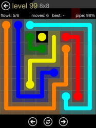 Flow Free 8x8 Mania Board Walkthrough, Cheats & Solutions image 149