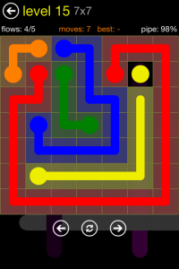 Flow Free 7x7 Level 15