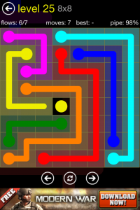 Flow Free 8x8 Level 25