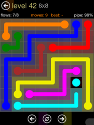 Flow Free 8x8 Mania Board Walkthrough, Cheats & Solutions image 87