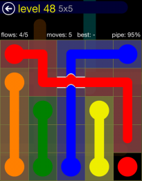 Flow Free Bridges 5x5 48