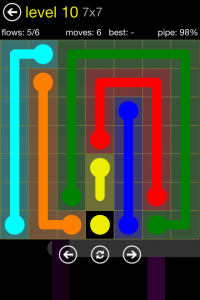 Flow Free 7x7 Level 10